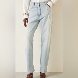 NAOMI - CHAIN ADORNED BOYFRIEND STRAIGHT LEG DENIM